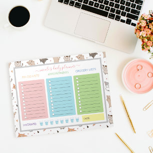 Bloc-note Meilleur Planificateur quotidien adorable