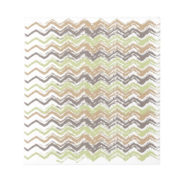 Bloc-note Melon Brandy Scribble ZigZag Motif (Devant)
