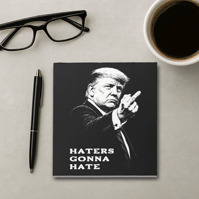 Bloc-note Meme drôle du doigt d'honneur de Trump 2026 (Créateur téléchargé)