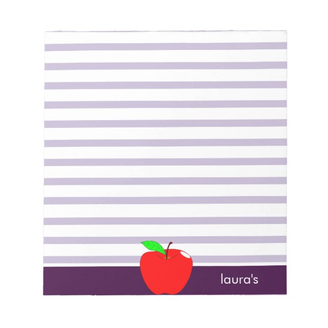 Bloc-note Mémorandum de Purplelines Personnalisées de l'ense (Devant)