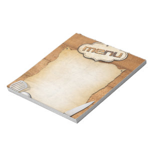 Bloc-note Menù