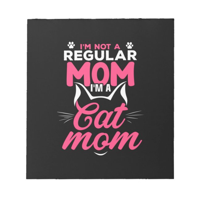 Bloc-note Mère Art Je Suis Chat Maman (Devant)
