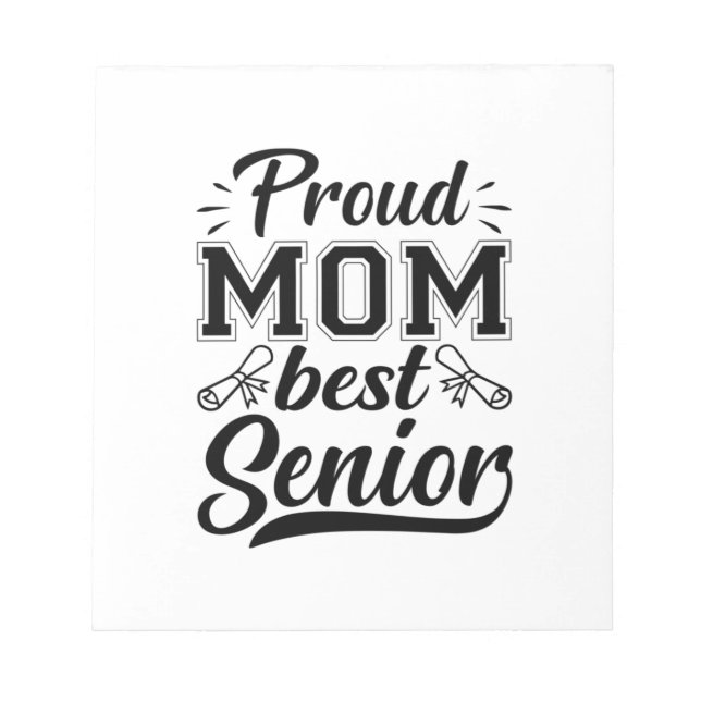 Bloc-note Mère Cadeau Fier Maman Meilleur Senior (Devant)