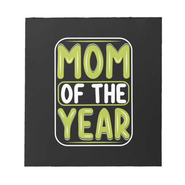 Bloc-note Mère Cadeau Maman De L'Année (Devant)