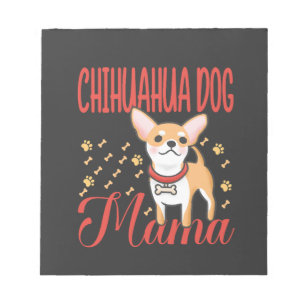 Bloc-note Mère de chihuahua féminine