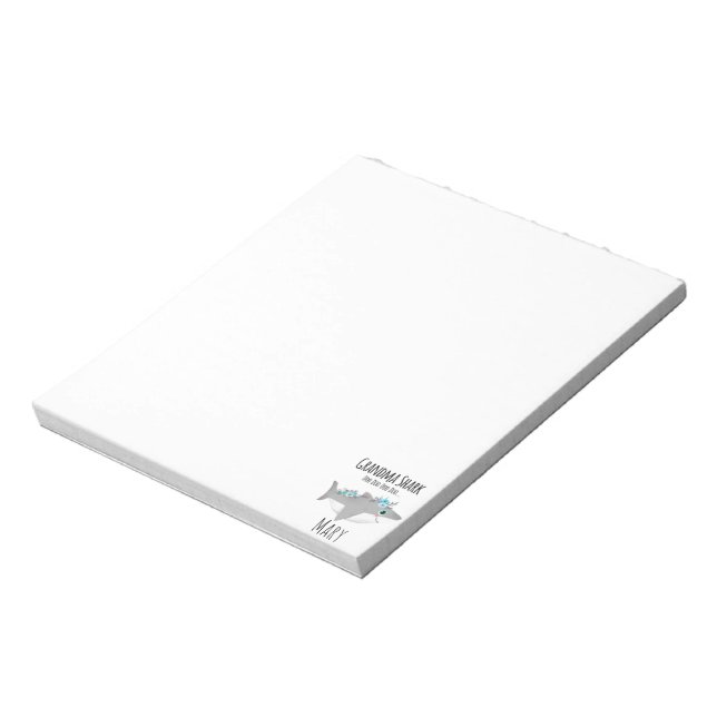 Bloc-note Mère-grand Requin personnalisée Doo Doo Doo (Tourné)