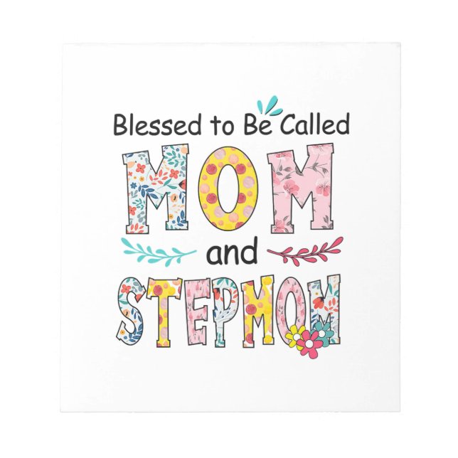 Bloc-note Mère Maman Et StepMom Anniversaire (Devant)