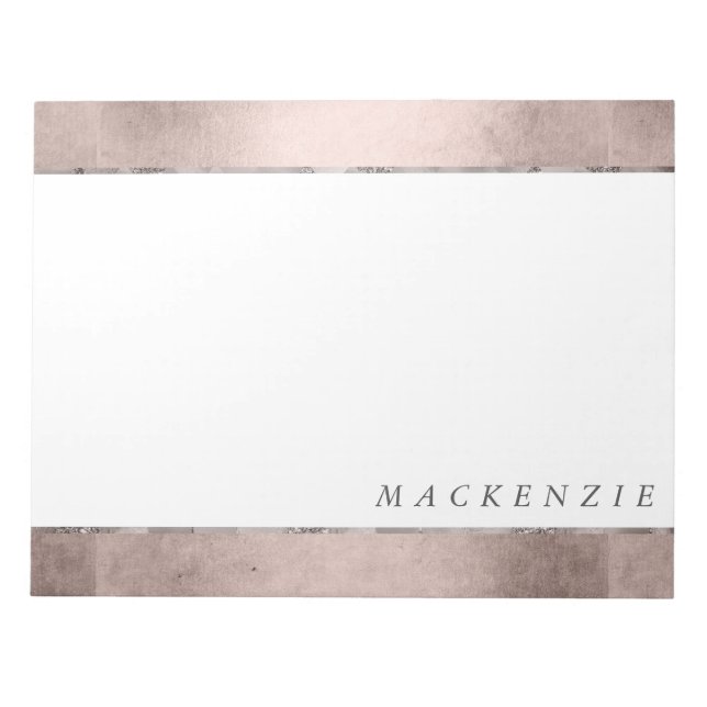 Bloc-note Mermaid Posh Sheen | Dusty Terracotta Peach Custom (Devant)