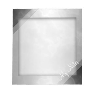 Bloc-note Mes notes en charbon de bois noir