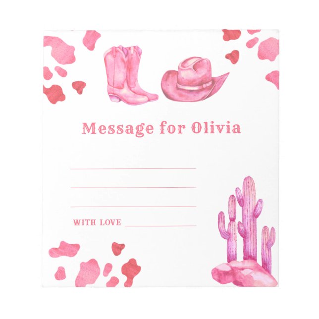 Bloc-note Message de capsule temporelle d'anniversaire de la (Devant)