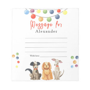 Bloc-note Message de capsule temporelle pour les enfants de