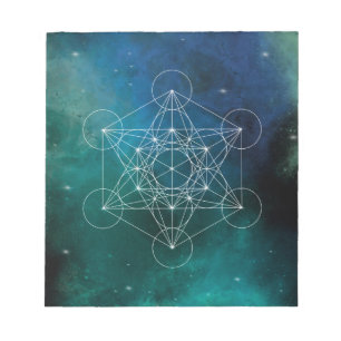 Bloc-note Métatron, chakra, zen, géométrie sacrée, ange, spi