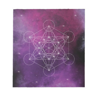 Bloc-note Métatron, chakra, zen, géométrie sacrée, angel,