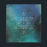 Bloc-note Metatron, chakra, zen, géométrique sacrée, ange, é<br><div class="desc">Metatron,  chakra,  zen,  géométrie sacrée,  angel,  spirituel,  mandala,  magnétisme,  géométrie,  Metatron archangel</div>