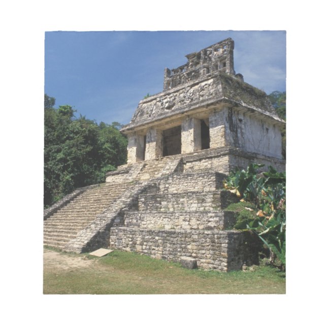 Bloc-note Mexique, province de Chiapas, Palenque. Temple de (Devant)