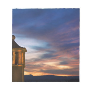 Bloc-note Mexique, San Miguel de Allende. Coucher de soleil