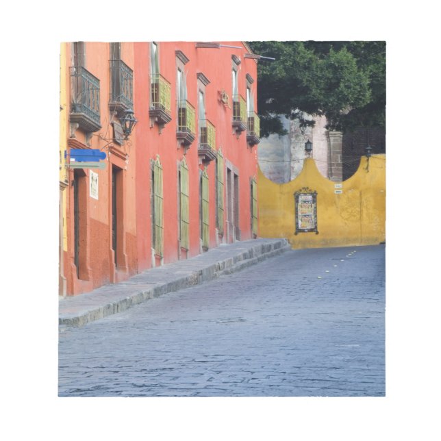 Bloc-note Mexique, San Miguel de Allende, Maisons le long (Devant)