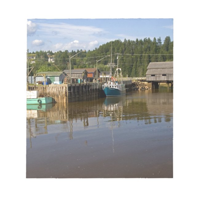 Bloc-note Mi-marée à la baie de Fundy à St. Martins, Nouveau (Devant)