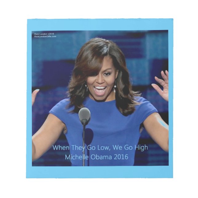 Bloc-note Michelle Obama "Nous allons de l'avant" Collection (Devant)