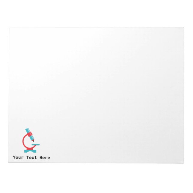 Bloc-note Microscope de biologie des enseignants en sciences (Devant)