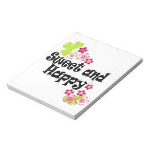 Bloc-note Mignonne et heureuse