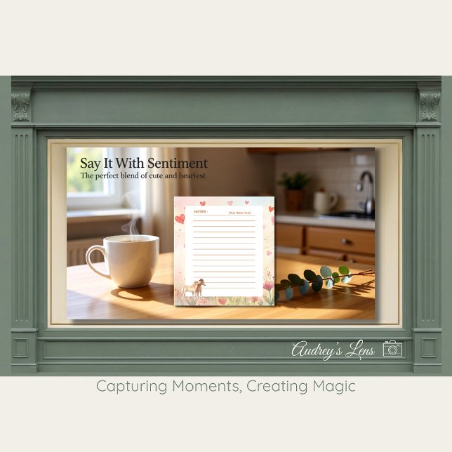 Bloc-note Miniature Horse Storybook Valentine’s Day Script (Créateur téléchargé)