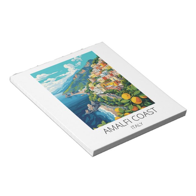 Bloc-note Minimal Amalfi Coast Italy Vintage Travel (Incliné)