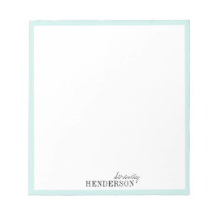Bloc-note Minimalist professional personalized stationery
