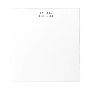 Bloc-note Minimaliste Classique Professionnel Plain Ajouter