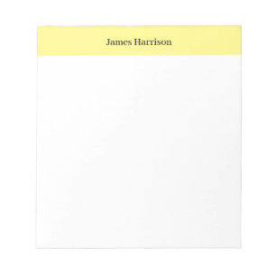 Bloc-note Minimaliste Classique Simple Professionnel