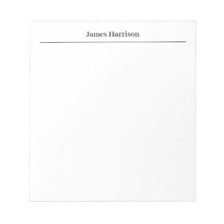 Bloc-note Minimaliste Classique Simple Professionnel
