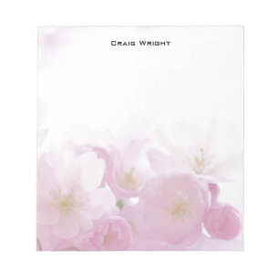 Bloc-note Minimaliste Floral Simple Professionnel