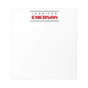 Bloc-note Minimaliste moderne professionnel plain