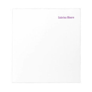 Bloc-note Minimaliste Moderne Simple Professionnel