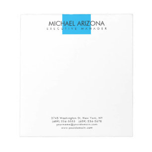 Bloc-note Minimaliste Moderne Simple Uni