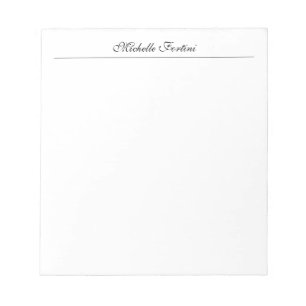 Bloc-note Minimaliste Professionnel Écriture Manuscrite Clas