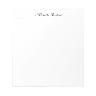 Bloc-note Minimaliste Professionnel Écriture Manuscrite Clas