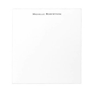 Bloc-note Minimaliste Professionnel Simple Moderne