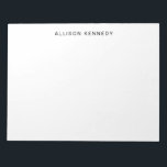 Bloc-note Minimaliste Simple Propre Classique Moderne Gris D<br><div class="desc">Professional Simple Classic Modern Basic Grey Notepad Vous pouvez facilement customiser la couleur du texte à l'aide de l'outil "Personnaliser" ou n'hésitez pas à me contacter.</div>