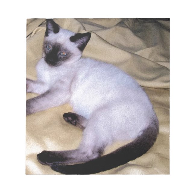 Bloc-note Minou mignon d'animal familier animal d'art de (Devant)