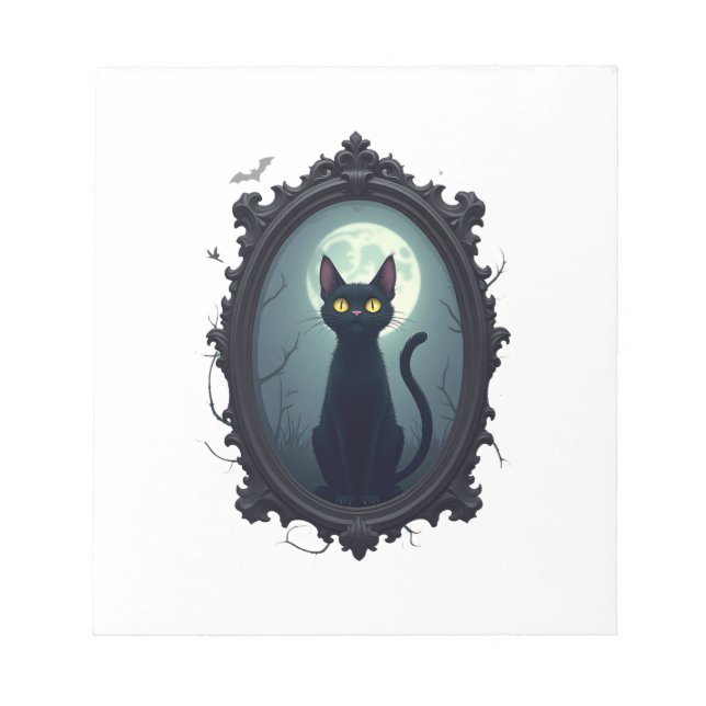 Bloc-note Miroir de chat hanté (Devant)