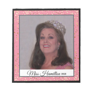 Bloc-note Miss America USA Rodeo Autograph Pad-Stardust