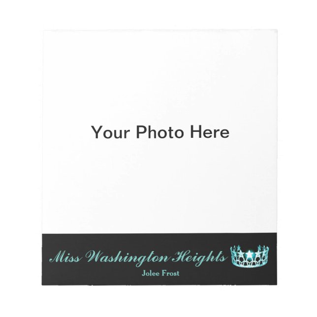 Bloc-note Miss America USA style Pageant Photo Autographe Pa (Devant)