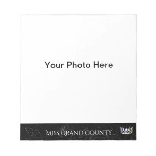 Bloc-note Miss USA Flourd Argent Couronne Autograph Pad