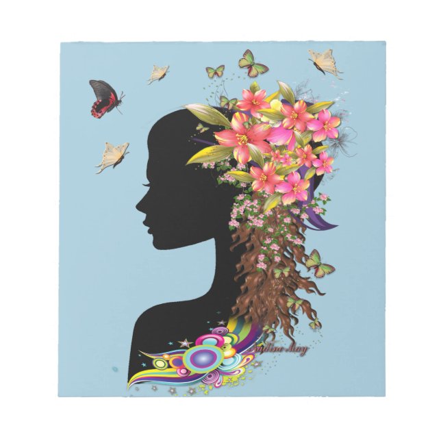 Bloc-note Mode Imaginaire pour dames (Devant)