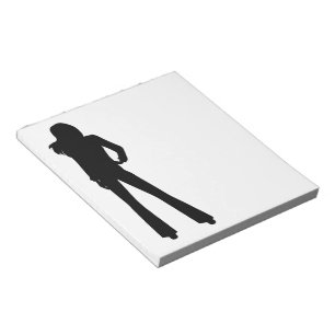 BLOC-NOTE MODE LADENDER SLENDER SILHOUETTE NOTE PAD