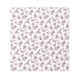 Bloc-note Modèle floral