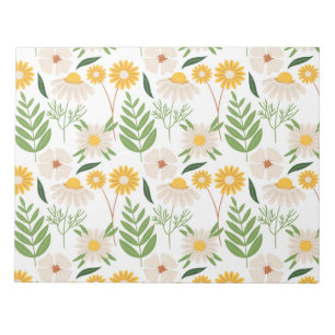 Bloc-note Modèle floral