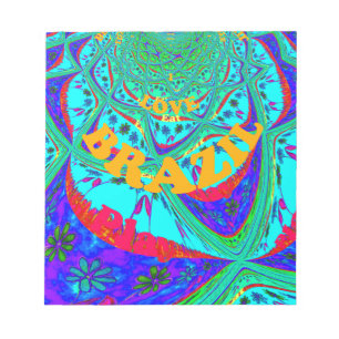 Bloc-note Modèle floral dynamique : Hommage brésilien Manger