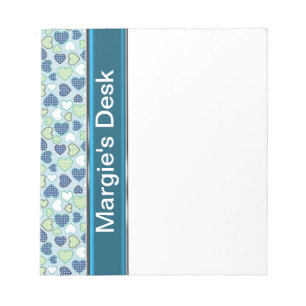 BLOC-NOTE MODÈLE PERSONNALISÉ FLORAL DE BLOC - NOTES